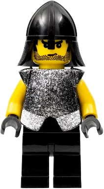 Knights Kingdom II - Rogue Knight 5 (Black Legs, Speckle Breastplate, Black Neck-Protector) minifigure