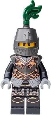 Dragon Knight Armor - Chain, Helmet Closed, Scowl minifigure