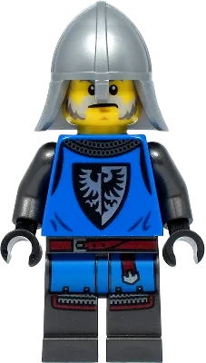 Black Falcon - Male, Pearl Dark Gray Detailed Legs, Flat Silver Neck Protector minifigure