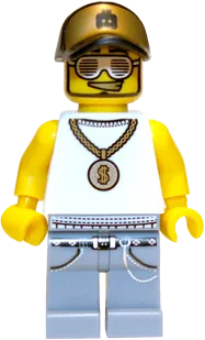 Lego Sticker Rapper LEGO Minifigures Rapper Series 3 • Minifig col041 • SetDB