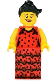 Flamenco Dancer - Series 6 (Minifigure Only without Stand and Accessories) minifigure