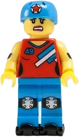 Roller Derby Girl - Series 9 (Minifigure Only without Stand and Accessories) minifigure