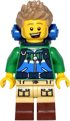 🌊 LEGO minifigure: Captain Hook (dis016) 🌊 [SEA - CAPTAIN] 