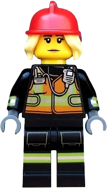 Fire Fighter - Series 19 (Minifigure Only without Stand and Accessories) minifigure