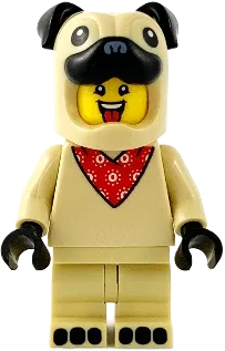 Pug Costume Guy - Series 21 (Minifigure Only without Stand and Accessories) minifigure