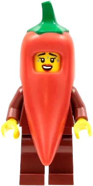 Chili Costume Fan - Series 22 (Minifigure Only without Stand and Accessories) minifigure