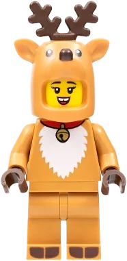 Reindeer Costume - Series 23 (Minifigure Only without Stand and Accessories) minifigure