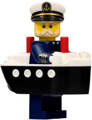 Ferry Captain - Series 23 (Minifigure Only without Stand and Accessories) minifigure