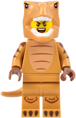 T-Rex Costume Fan - Series 24 (Minifigure Only without Stand and Accessories) minifigure