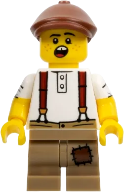 Newspaper Kid - Series 24 (Minifigure Only without Stand and Accessories) minifigure