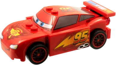 LEGO Cars Lightning McQueen Piston Cup Hood Minifig crs068