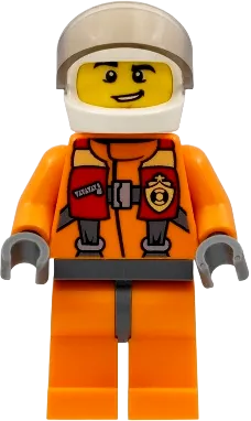 Helicopter Pilot - Harness minifigure