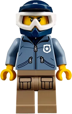 Officer Male - Dirt Bike minifigure