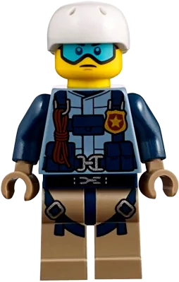 Officer Male - Jacket with Harness minifigure