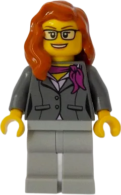 Lego girl with 2024 glasses