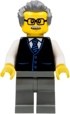 LEGO City Launch Director Male Minifig cty1070 SetDB