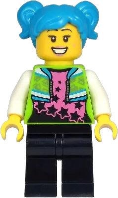 Poppy Starr - Lime Jacket, Black Legs minifigure