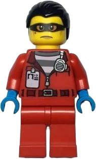 Crook Vito - Red Jacket with Prison Shirt and I.D. Tag minifigure