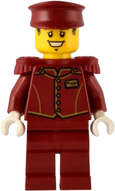 Tippy - Dark Red Uniform minifigure