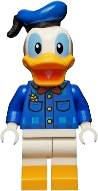 Donald Duck - Plaid Shirt with Yellow Buttons minifigure