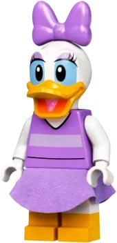 Daisy Duck - Medium Lavender Top and Skirt minifigure