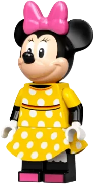 Minnie Mouse - Yellow Polka Dot Dress minifigure