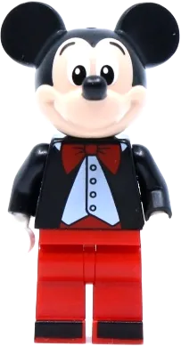 Mickey Mouse - Tuxedo Jacket, Red Bow Tie minifigure