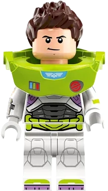 Buzz Lightyear - Star Command Suit, Hair minifigure