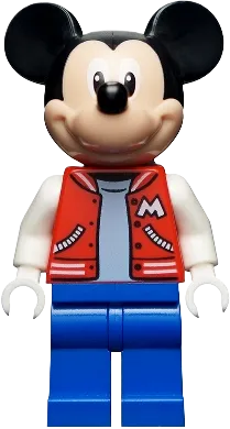 Mickey Mouse - Red Jacket with White Letter M minifigure