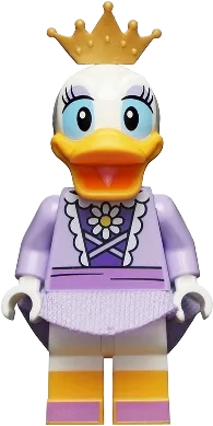 Daisy Duck - Lavender Dress, Gold Crown minifigure