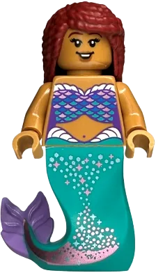 Ariel - Mermaid (Medium Nougat), Minifigure minifigure