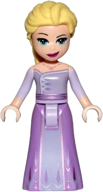 Elsa - Lavender and Medium Lavender Dress minifigure