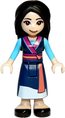 Mulan - Dark Blue Robe minifigure