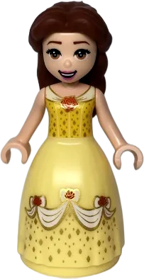 Belle - Dress with Red Roses, no Sleeves minifigure