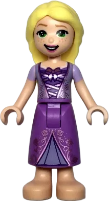 Rapunzel - Mini Doll, Metallic Pink Laced Dress minifigure