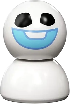 Snowgie - Bright Light Blue Smile, Dome Body minifigure
