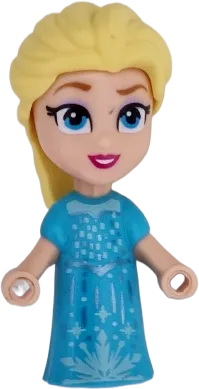Elsa - Micro Doll, Medium Azure Dress minifigure