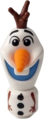 Olaf - Micro Doll, Medium Blue Mouth minifigure