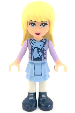 LEGO Friends Stephanie Bright Light Blue Layered Skirt
