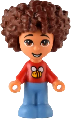 Friends Santiago - Micro Doll, Red Shirt with Bee minifigure