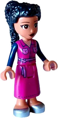 Friends Hale - Magenta Jacket and Skirt, Silver Shoes minifigure