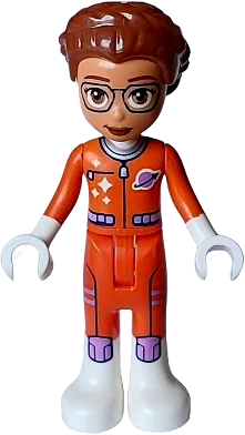 Friends Olivia - Adult, Astronaut, Reddish Orange Spacesuit minifigure