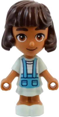 Friends Alba - Micro Doll, Light Aqua Dress minifigure