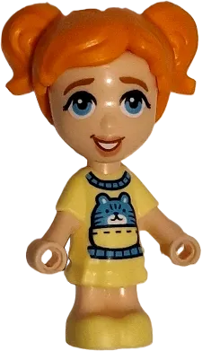 Friends Ella - Micro Doll, Bright Light Yellow Dress minifigure
