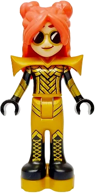 Friends Ley-La - Paisley Persona, Pearl Gold Shoulder Pads, Black Boots, Platform Soles minifigure