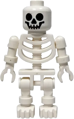 Skeleton - Standard Skull, Floppy Arms minifigure