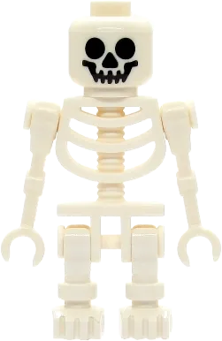 Skeleton - Fantasy Era Torso with Standard Skull, Mechanical Arms Straight minifigure