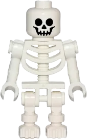 Skeleton - Standard Skull, Bent Arms Vertical Grip minifigure
