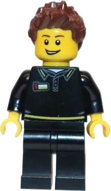 LEGO Store Employee - Male, Black Shirt minifigure