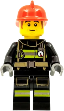 Fire Fighter - Bob, Red Hat minifigure